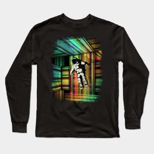 Trapped in multiple time dimensions Long Sleeve T-Shirt